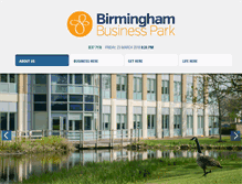 Tablet Screenshot of birminghambusinesspark.co.uk